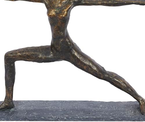 Deco 79 Brass Yoga Sculpture Home Decor Statue