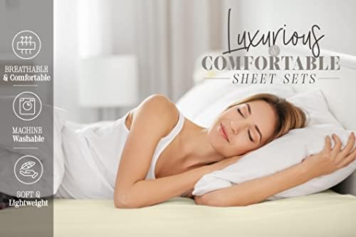 Elegant Comfort Holiday Printed 4-Piece Twin XL Sheet Set