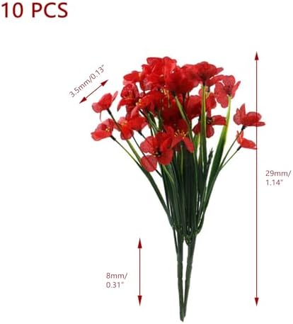 KUMGROT Artificial Violet Flowers for Wedding Garden Home Decor