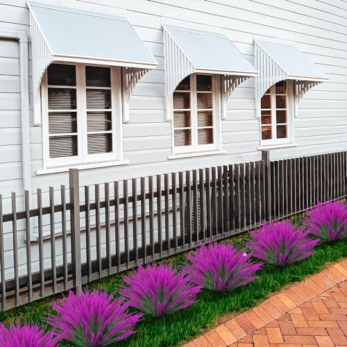 LikSoor 8 Bundles Artificial Lavender Fuchsia Flowers