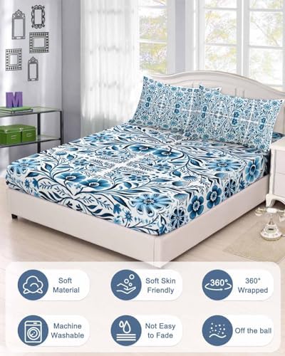 Chees D Zone Queen Fitted Sheet with Deep Pocket and Elastic