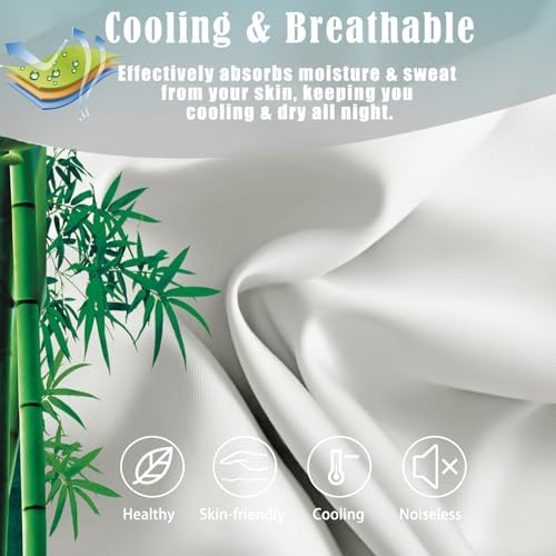 TELUS Cooling Bamboo Rayon Pillowcases 2 Pack