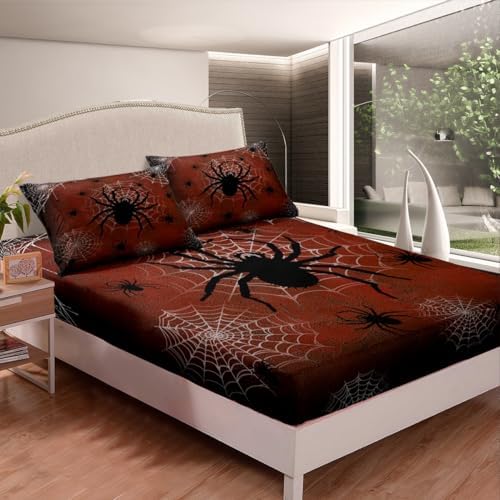 Castle Fairy Halloween Spider Sheet Set Twin Size 1
