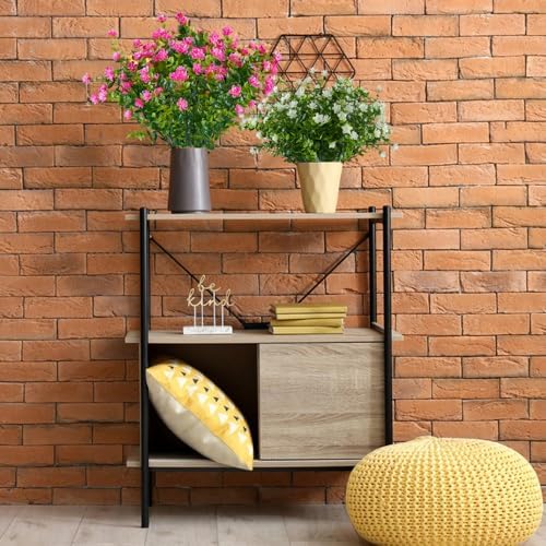 24PCS Artificial Eucalyptus Plants in Pink