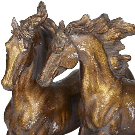 Deco 79 Bronze Horse Sculpture Home Decor Statue