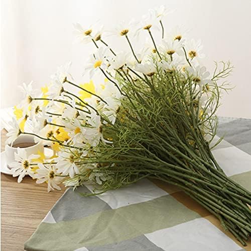 OUKEYI Artificial Daisy Flowers 12 Bundles Yellow 1