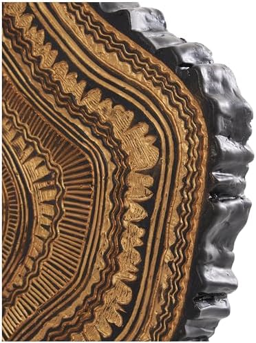 Deco 79 Resin Tribal Statue with Black Stand