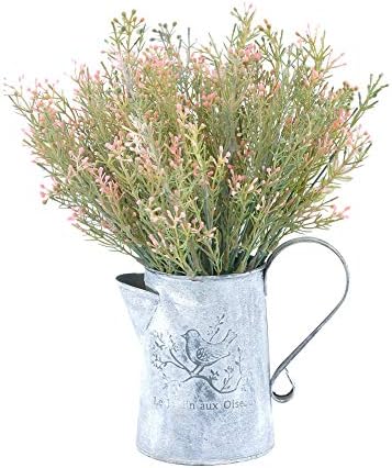 JD Artificial Berry Bush 10PCS Pink UV Resistant Outdoor Shrub