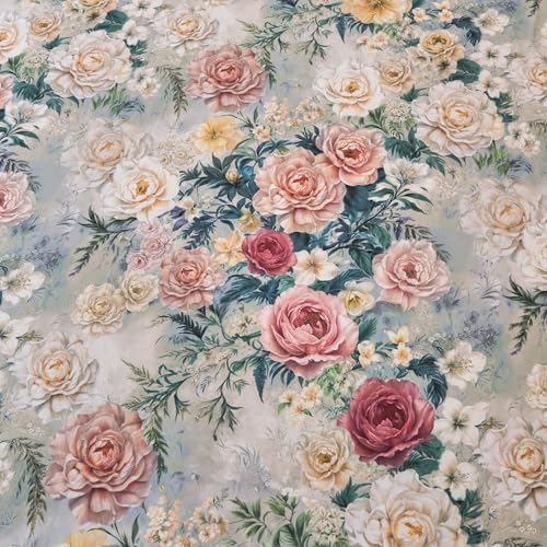 Huborise 100 Cotton Floral Pillowcases Set of 2 1929