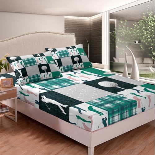 Castle Fairy Golf Themed Full Size Sheet Set