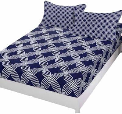 Chees D Zone Queen Fitted Sheet Deep Pocket Set with Elastic