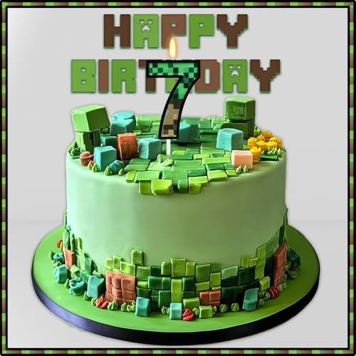 OGnomiFX 7th Pixel Miner Birthday Candle