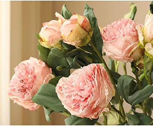 Artificial Peony Silk Flower Bouquet Decor
