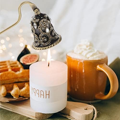 ARTIBETTER Candle Snuffer Flame Extinguisher Bell Metal