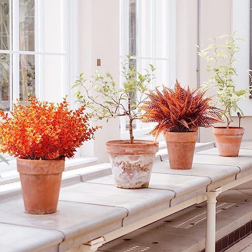 18PCS Artificial Fall Flowers for Autumn Decor