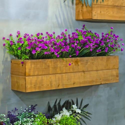 WILLBOND 12 Bundle Artificial Flowers Fuchsia
