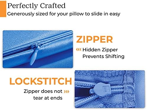 Sleep Mantra Mulberry Silk Pillowcase Queen Size 22 Momme Hidden Zipper