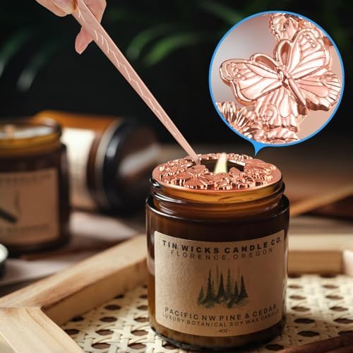 DORAFO 5 in 1 Candle Accessory Set - Rose Gold