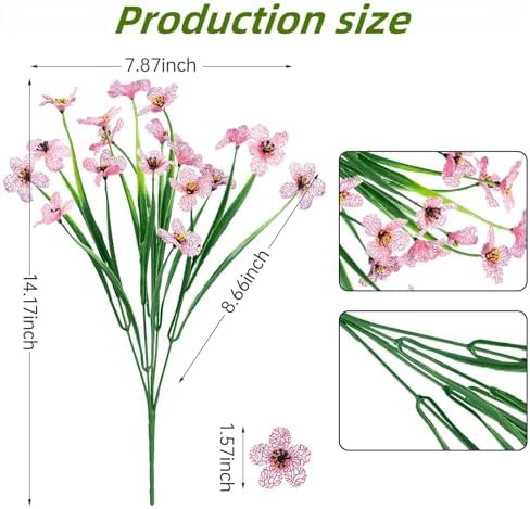 UV Resistant Artificial Flowers for Outdoor and Indoor Decor