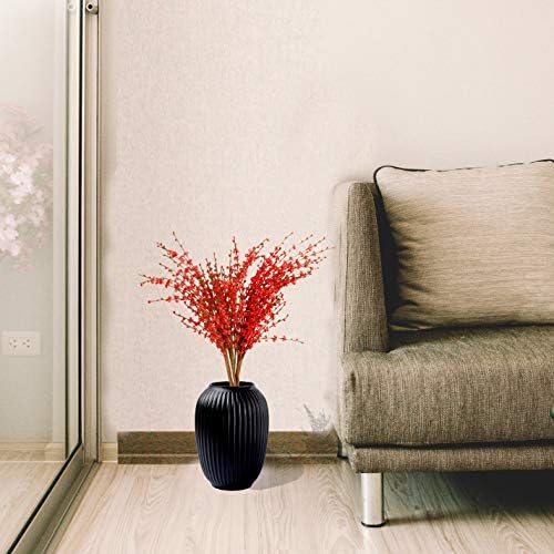 Artificial Winter Jasmine Flowers 10pcs Red 26 Long Stem
