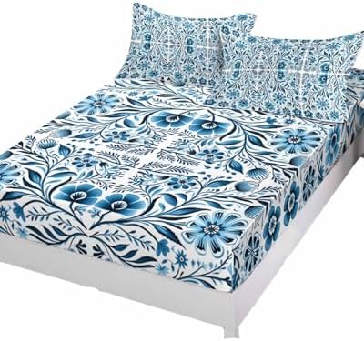Chees D Zone Queen Fitted Sheet with Deep Pocket and Elastic