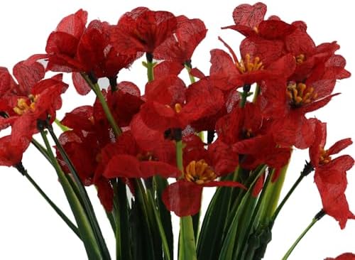 KUMGROT Artificial Violet Flowers for Wedding Garden Home Decor