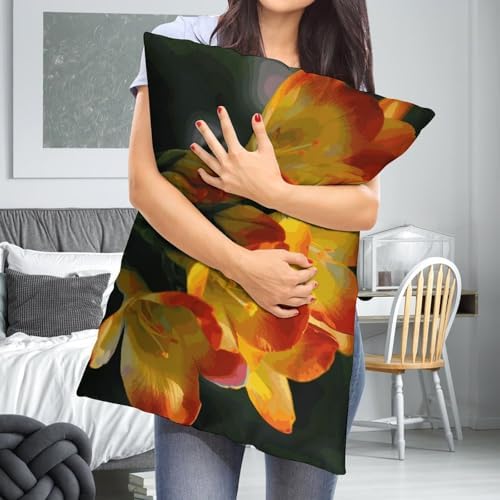 Freesia Pillowcase with Zipper - 30x20 Inches