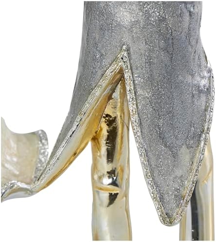 Deco 79 Resin Musician Statues Set of 2 4 x 14 Gold