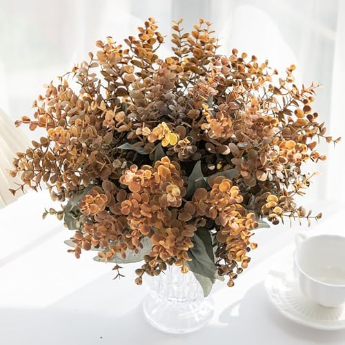 3PCS Artificial Eucalyptus Plants for Wedding Home Office Decor