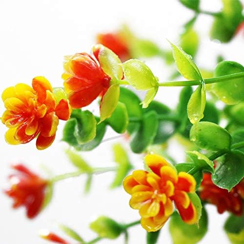 YOSICHY Artificial Flowers Outdoor Decor 6 Bundles