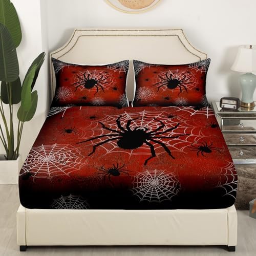 Castle Fairy Halloween Spider Sheet Set Twin Size 1