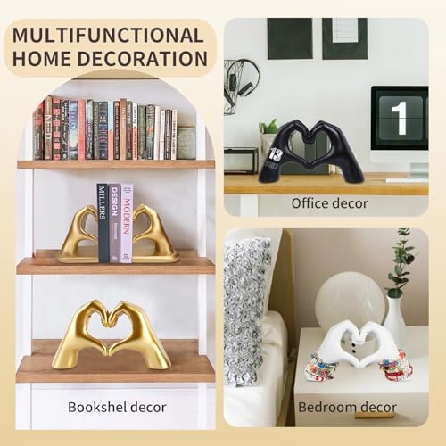 Kityemo Love Finger Statue Modern White Decor