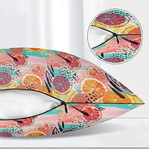 Aglebo Orange Satin Body Pillowcase 21x54
