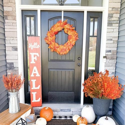 iHeartYard 12 Bundles Artificial Fall Flowers