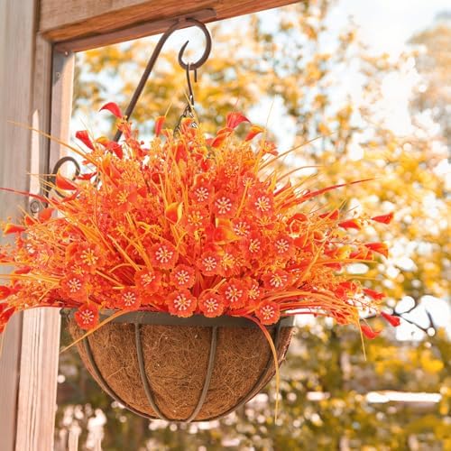 TYLTYS Artificial Fall Flowers 12 Bundle Set UV Resistant 1