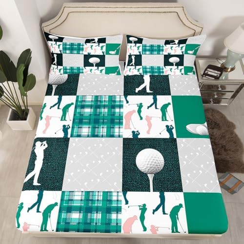 Castle Fairy Golf Themed Full Size Sheet Set