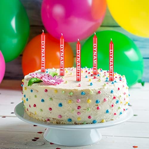 Tondiamo 12 Pack Dynamite Birthday Candles Cake Toppers