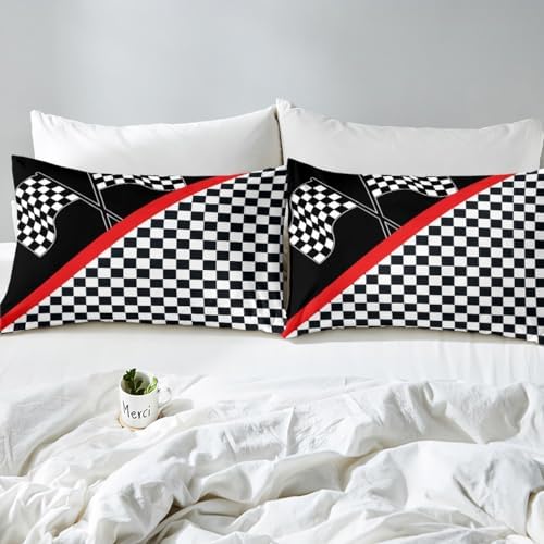 Homewish Racing Car Sheet Set with Pillowcases