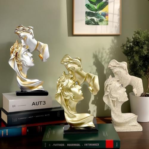 Kissing Lover Statue for Home Decor Accents