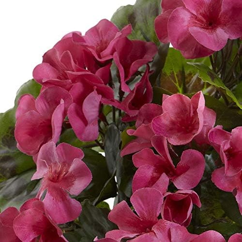 Nearly Natural Geranium Bush Set of 4 14 x 14 x 13