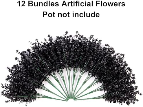 Ivydale Halloween Artificial Flowers Outdoor 12 Bundle