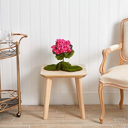 Nearly Natural Geranium Bush Set of 4 14 x 14 x 13