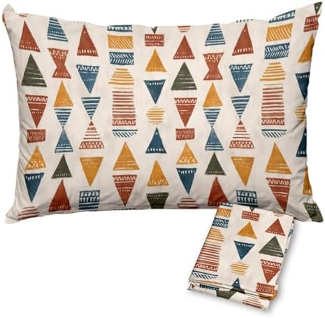 Boho Aztec Pillowcases with Zipper Set of 2