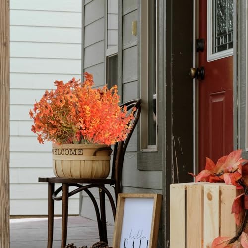 iHeartYard 12 Bundles Artificial Fall Flowers