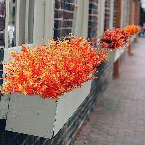 18PCS Artificial Fall Flowers for Autumn Decor