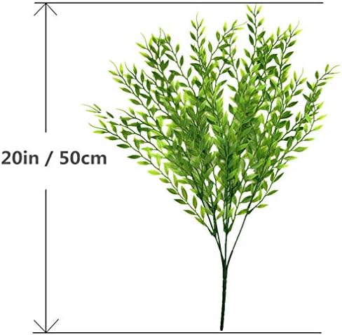 PASYOU Artificial Willow Faux Ivy 8 Pack UV Resistant 1