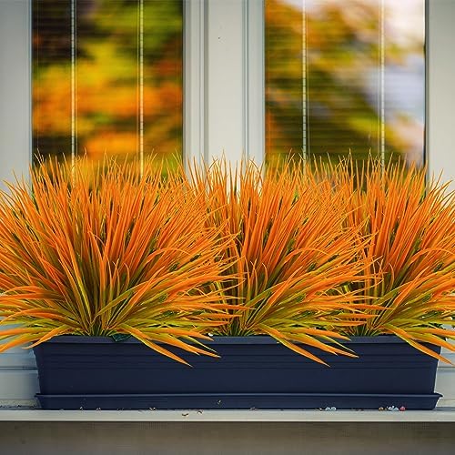 Krissing 40Pcs Artificial Fall Flowers Set