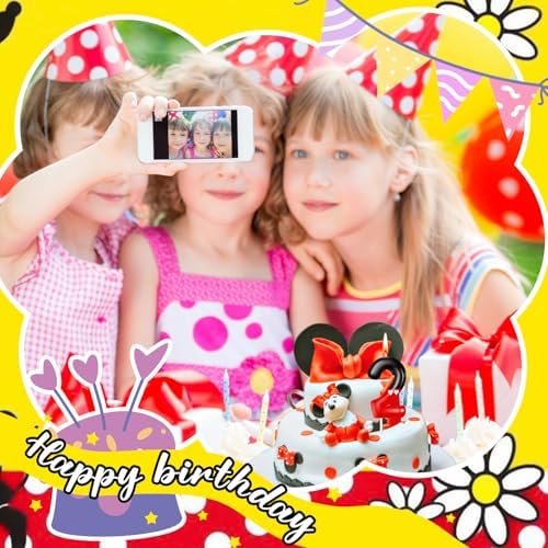MTLEE Number 2 Birthday Candle with Red Mouse Design