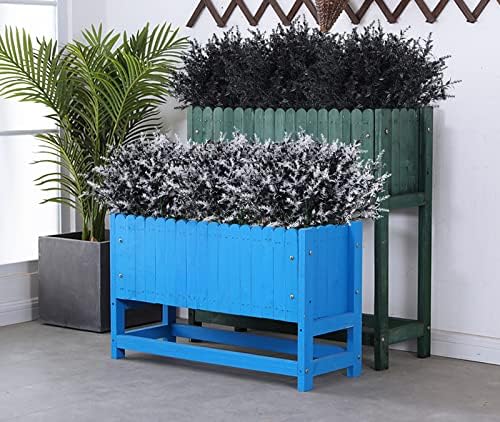RECUTMS Artificial Lavender Flowers 20 Bundles Black Decor