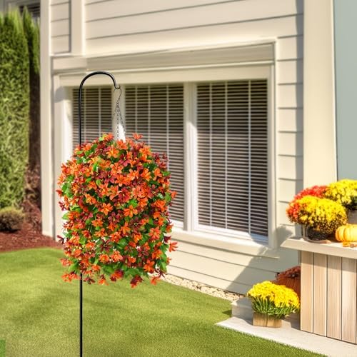 INQCMY Artificial Hanging Flowers Decoration 4pcs